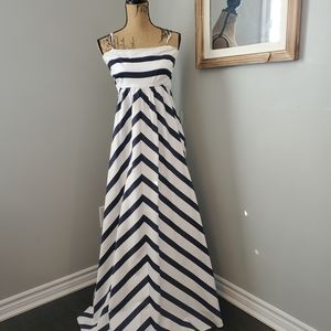 Jessica Simpson - Maternity STRIPED maxi dress XL
